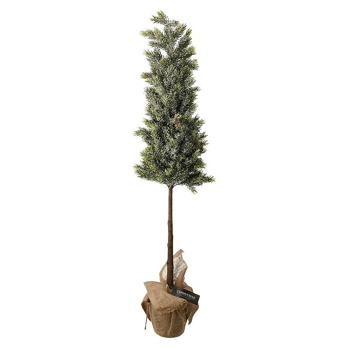 Kunstkerstboom in Jute-Pot (Hoogte: 106 cm, Groen) | BAUHAUS