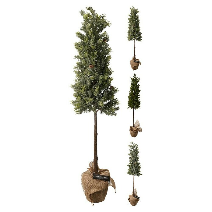 Kunstkerstboom in Jute-Pot (Hoogte: 106 cm, Groen) | BAUHAUS
