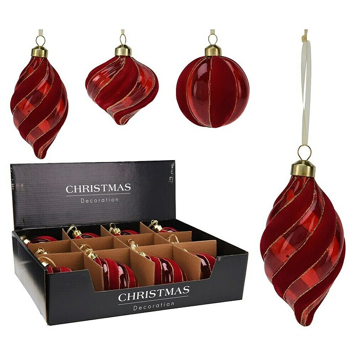 Decoratieve hanger voor kerst (Rond, Diameter: 8 cm) | BAUHAUS
