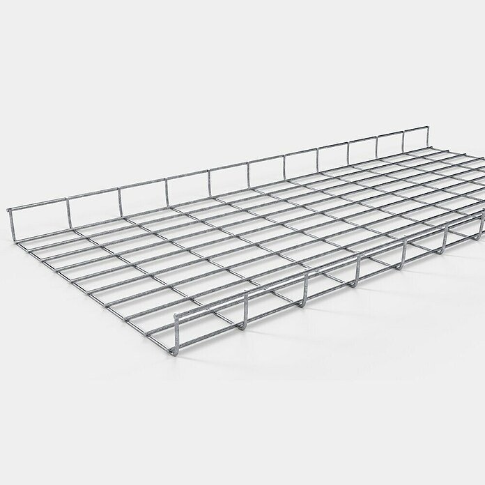 Gabiona Rankgitter (L x B x H: 48 x 5 x 110 cm, Silber, Stahl, Maschenbreite: 5 cm, Maschenhöhe: 10 cm) | BAUHAUS