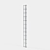 Gabiona Rankgitter (L x B x H: 8 x 5 x 110 cm, Silber, Stahl, Maschenbreite: 5 cm, Maschenhöhe: 10 cm) | BAUHAUS
