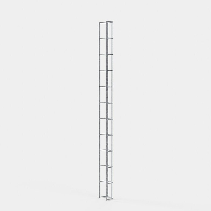 Gabiona Rankgitter (L x B x H: 8 x 5 x 110 cm, Silber, Stahl, Maschenbreite: 5 cm, Maschenhöhe: 10 cm) | BAUHAUS