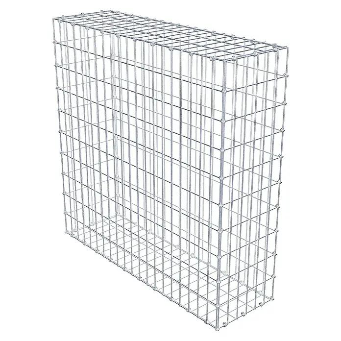 Gabiona Gabione - 100 x 30 x 100 cm, Maschenbreite: 5 cm, Maschenhöhe: 10 cm - Gabionenkorb aus verzinktem Drahtgeflecht für den Garten- und Landschaftsbau. Robust und vielseitig einsetzbar.