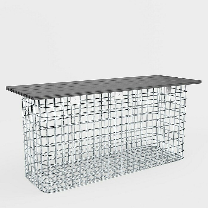 Gabiona Gabionenbank (102 x 32 x 50 cm, Maschenbreite: 5 cm, Maschenhöhe: 5 cm) | BAUHAUS