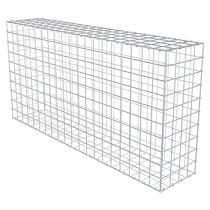 Gabiona Gabione (200 x 40 x 100 cm, Maschenbreite: 10 cm, Maschenhöhe: 10 cm) | BAUHAUS