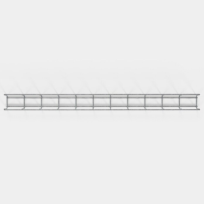 Gabiona Rankgitter (L x B x H: 8 x 5 x 110 cm, Silber, Stahl, Maschenbreite: 5 cm, Maschenhöhe: 10 cm) | BAUHAUS