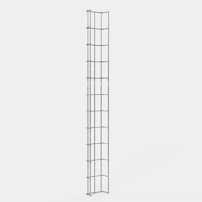 Gabiona Rankgitter (L x B x H: 13 x 5 x 110 cm, Silber, Stahl, Maschenbreite: 5 cm, Maschenhöhe: 10 cm) | BAUHAUS