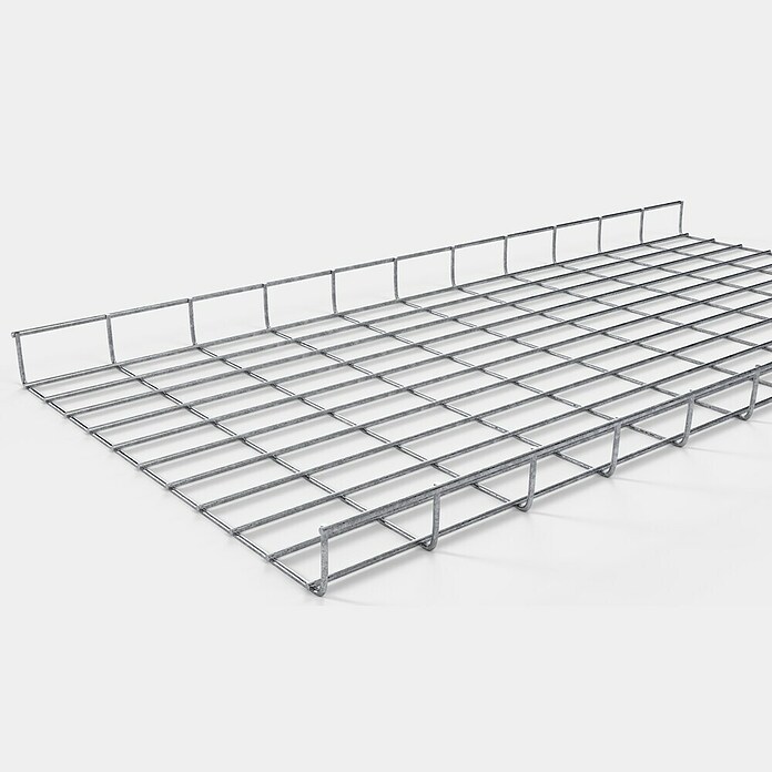 Gabiona Rankgitter (L x B x H: 53 x 5 x 110 cm, Silber, Stahl, Maschenbreite: 5 cm, Maschenhöhe: 10 cm) | BAUHAUS