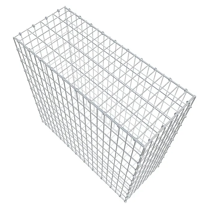 Gabiona Gabione - 100 x 40 x 100 cm, Maschenbreite: 5 cm, Maschenhöhe: 10 cm - Ein Gabionen-Steinkorb aus Drahtgeflecht. Ideal für Gartenmauern oder als dekoratives Element im Außenbereich.