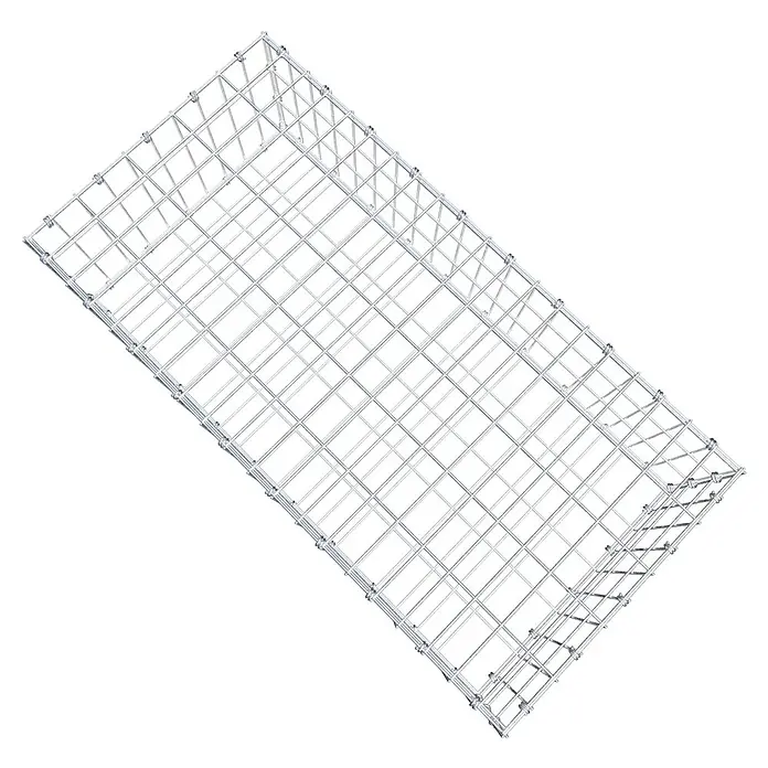 Gabiona Gabione - 100 x 50 x 30 cm, Maschenbreite: 5 cm, Maschenhöhe: 10 cm - Stahlgitterrinne zur Kabelverlegung. Das Produkt zeichnet sich durch hohe Stabilität und einfache Montage aus. Ideal für Industrie und Gewerbe.