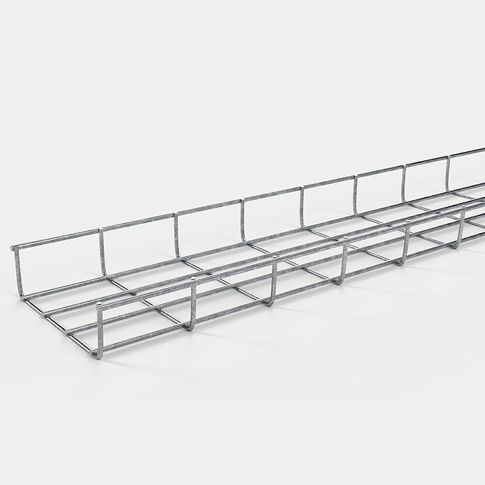 Gabiona Rankgitter (L x B x H: 18 x 5 x 110 cm, Silber, Stahl, Maschenbreite: 5 cm, Maschenhöhe: 10 cm) | BAUHAUS