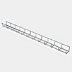 Gabiona Rankgitter (L x B x H: 8 x 5 x 110 cm, Silber, Stahl, Maschenbreite: 5 cm, Maschenhöhe: 10 cm) | BAUHAUS