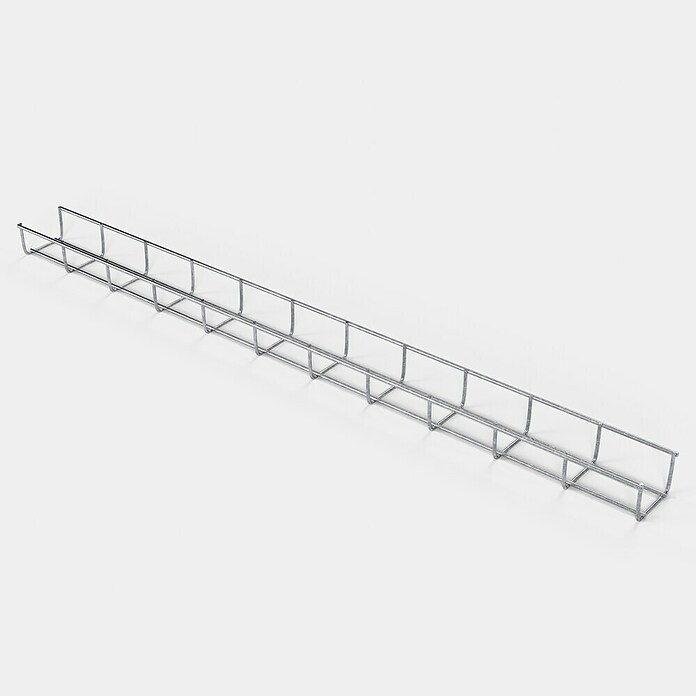 Gabiona Rankgitter (L x B x H: 8 x 5 x 110 cm, Silber, Stahl, Maschenbreite: 5 cm, Maschenhöhe: 10 cm) | BAUHAUS