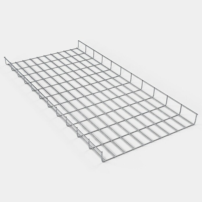 Gabiona Rankgitter (L x B x H: 53 x 5 x 110 cm, Silber, Stahl, Maschenbreite: 5 cm, Maschenhöhe: 10 cm) | BAUHAUS