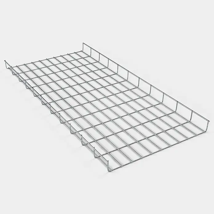 Gabiona Rankgitter - L x B x H: 53 x 5 x 110 cm, Silber, Stahl, Maschenbreite: 5 cm, Maschenhöhe: 10 cm - Ein Drahtgitterkorb, ideal für Lagerung und Organisation, gefertigt aus robustem, silberfarbenem Metall für maximale Stabilität.
