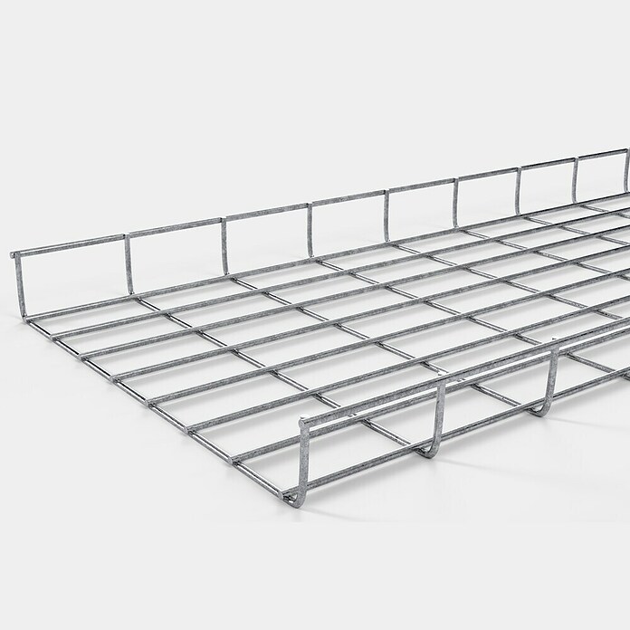 Gabiona Kabelkanal (38 x 5 x 110 cm, Silber) | BAUHAUS