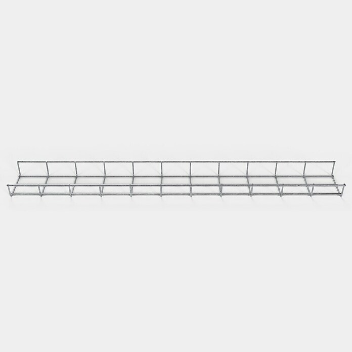 Gabiona Rankgitter (L x B x H: 13 x 5 x 110 cm, Silber, Stahl, Maschenbreite: 5 cm, Maschenhöhe: 10 cm) | BAUHAUS