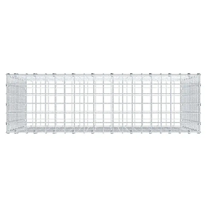 Gabiona Gabione - 100 x 30 x 70 cm, Maschenbreite: 5 cm, Maschenhöhe: 5 cm - Gitterbox für sichere Lagerung und Transport. Ideal für Industrie und Logistik, robust und langlebig.