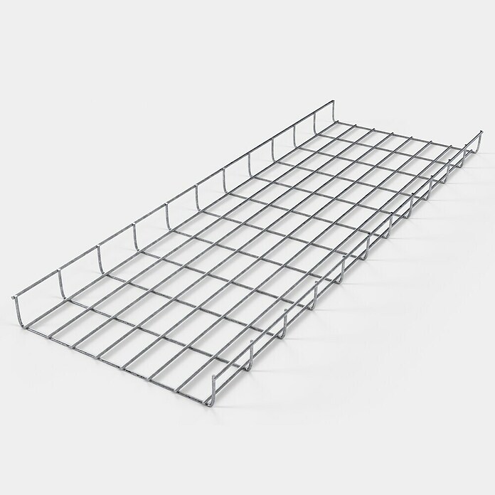 Gabiona Kabelkanal (38 x 5 x 110 cm, Silber) | BAUHAUS