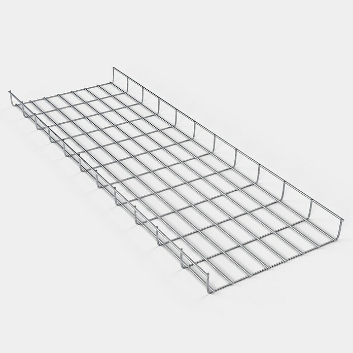 Gabiona Kabelkanal (38 x 5 x 110 cm, Silber) | BAUHAUS
