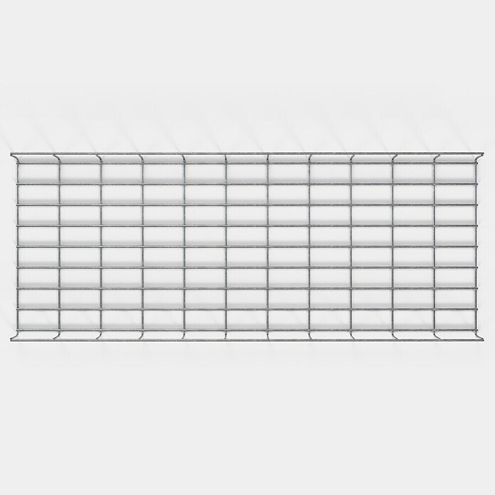 Gabiona Kabelkanal (43 x 5 x 110 cm, Silber) | BAUHAUS
