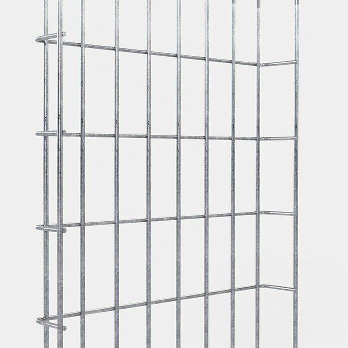 Gabiona Kabelkanal (38 x 5 x 110 cm, Silber) | BAUHAUS