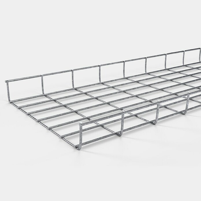 Gabiona Kabelkanal (33 x 5 x 110 cm, Silber) | BAUHAUS