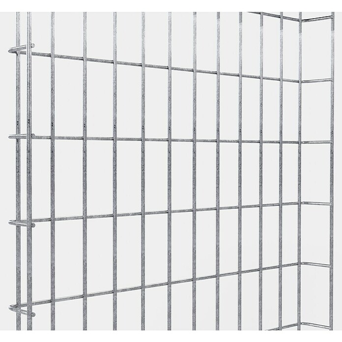 Gabiona Kabelkanal (58 x 5 x 110 cm, Silber) | BAUHAUS