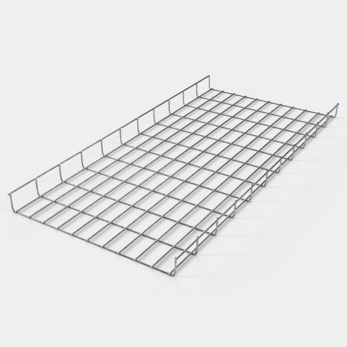 Gabiona Rankgitter (L x B x H: 53 x 5 x 110 cm, Silber, Stahl, Maschenbreite: 5 cm, Maschenhöhe: 10 cm) | BAUHAUS