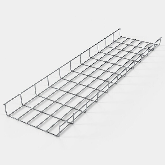 Gabiona Kabelkanal (28 x 5 x 110 cm, Silber) | BAUHAUS