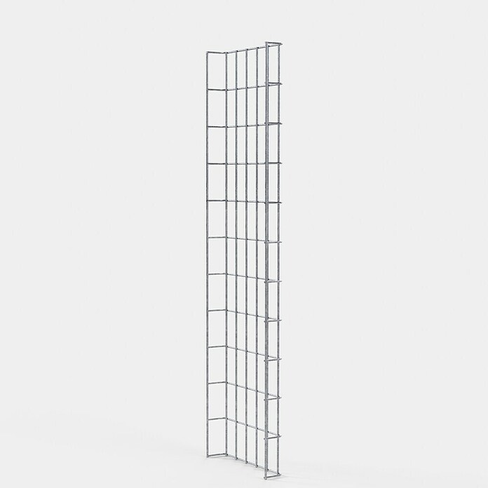 Gabiona Kabelkanal (28 x 5 x 110 cm, Silber) | BAUHAUS