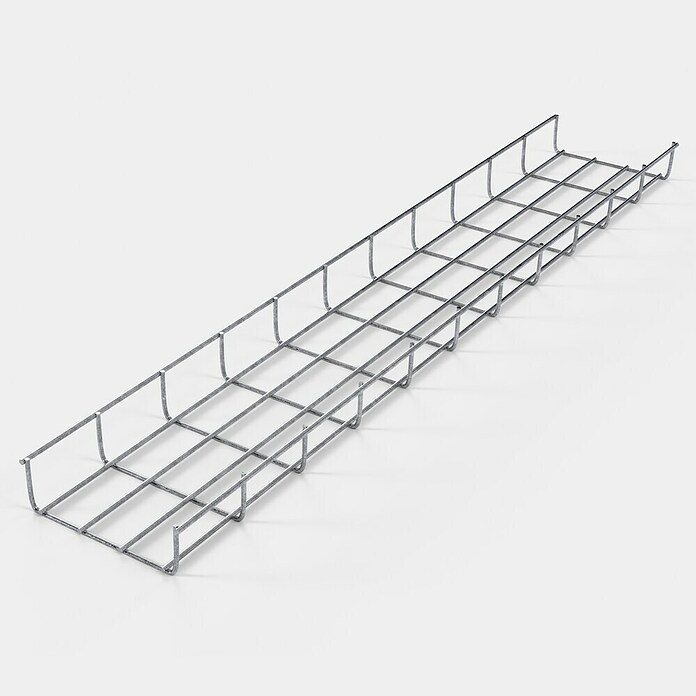 Gabiona Rankgitter (L x B x H: 18 x 5 x 110 cm, Silber, Stahl, Maschenbreite: 5 cm, Maschenhöhe: 10 cm) | BAUHAUS