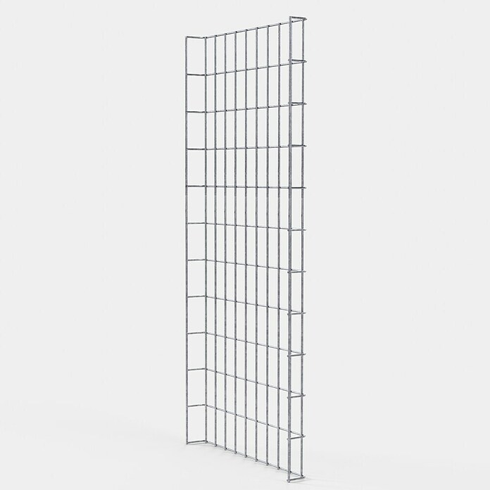 Gabiona Rankgitter (L x B x H: 48 x 5 x 110 cm, Silber, Stahl, Maschenbreite: 5 cm, Maschenhöhe: 10 cm) | BAUHAUS