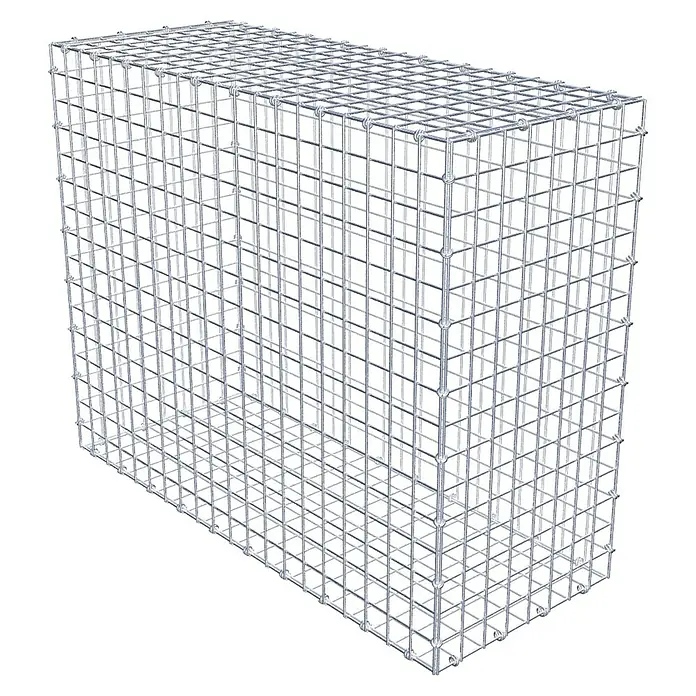 Gabiona Gabione - 100 x 40 x 80 cm, Maschenbreite: 5 cm, Maschenhöhe: 5 cm - Ein rechteckiger Gabionenkorb aus Drahtgeflecht, ideal für Garten- und Landschaftsbau. Stabil und vielseitig einsetzbar.