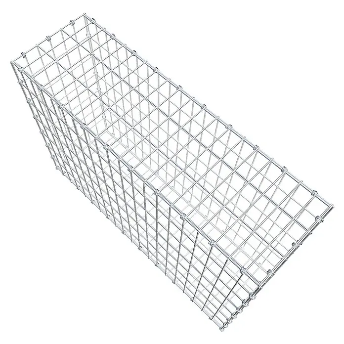 Gabiona Gabione - 100 x 30 x 70 cm, Maschenbreite: 5 cm, Maschenhöhe: 10 cm - Gabionen-Drahtkorb zur Steinsicherung oder dekorativen Gartengestaltung. Robuste Konstruktion für vielseitige Anwendungen im Außenbereich.