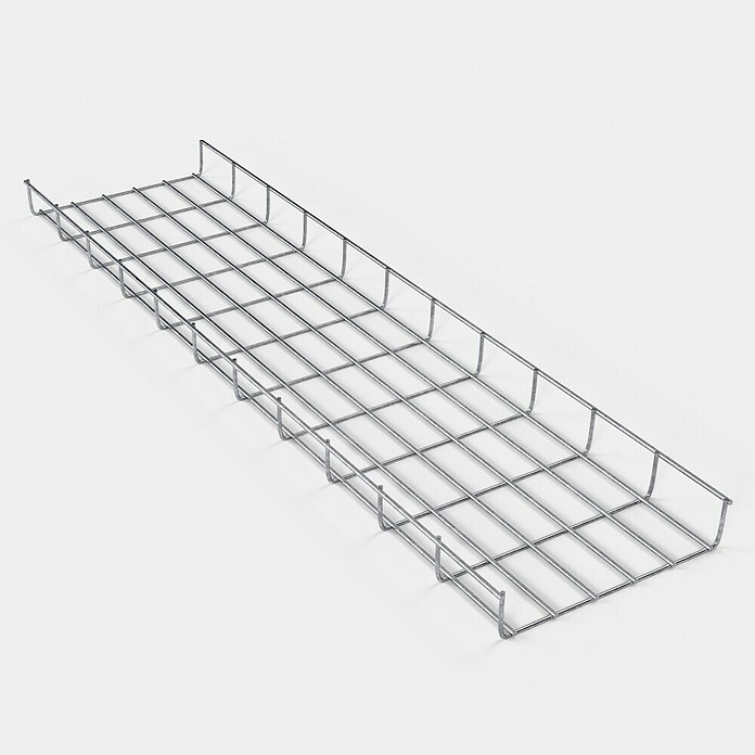 Gabiona Kabelkanal (28 x 5 x 110 cm, Silber) | BAUHAUS