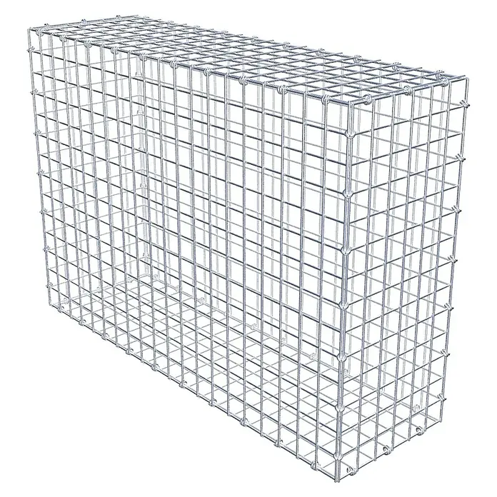 Gabiona Gabione - 100 x 30 x 70 cm, Maschenbreite: 5 cm, Maschenhöhe: 5 cm - Ein quaderförmiger Gabionenkorb aus Drahtgeflecht, ideal für Landschaftsbau und Hangbefestigung. Stabil und langlebig für verschiedenste Anwendungen.