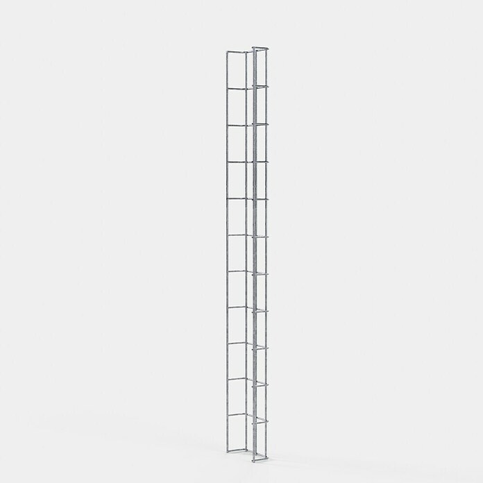 Gabiona Rankgitter (L x B x H: 13 x 5 x 110 cm, Silber, Stahl, Maschenbreite: 5 cm, Maschenhöhe: 10 cm) | BAUHAUS