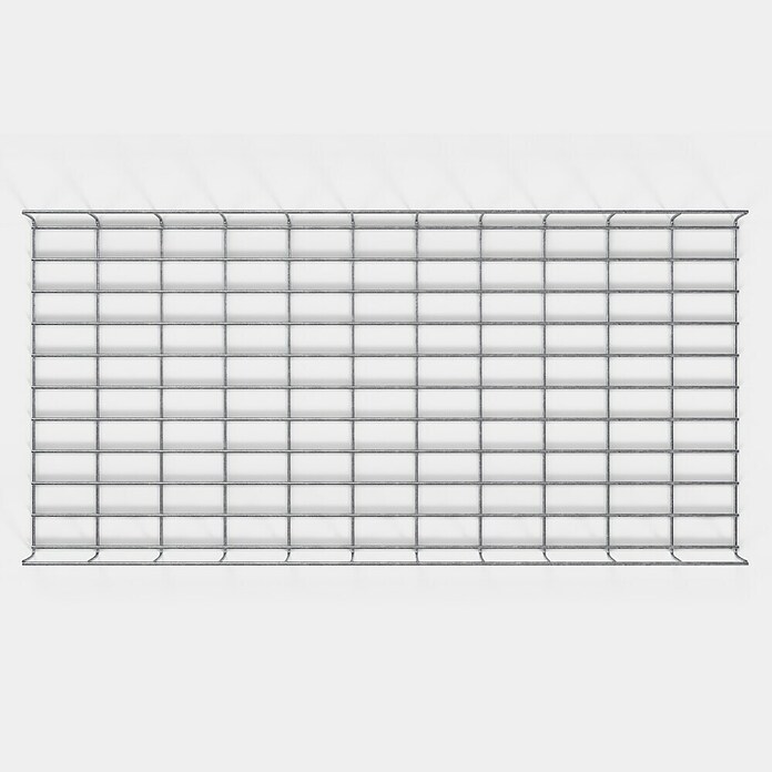 Gabiona Rankgitter (L x B x H: 53 x 5 x 110 cm, Silber, Stahl, Maschenbreite: 5 cm, Maschenhöhe: 10 cm) | BAUHAUS