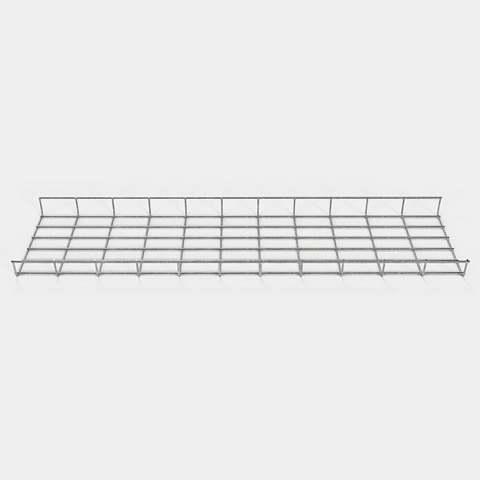 Gabiona Kabelkanal (28 x 5 x 110 cm, Silber) | BAUHAUS