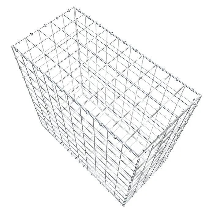 Gabiona Gabione - 100 x 50 x 100 cm, Maschenbreite: 10 cm, Maschenhöhe: 10 cm - Gabionenkasten: Ein Drahtgitterkorb für den Garten- und Landschaftsbau, ideal zur Befüllung mit Steinen als dekoratives Element.
