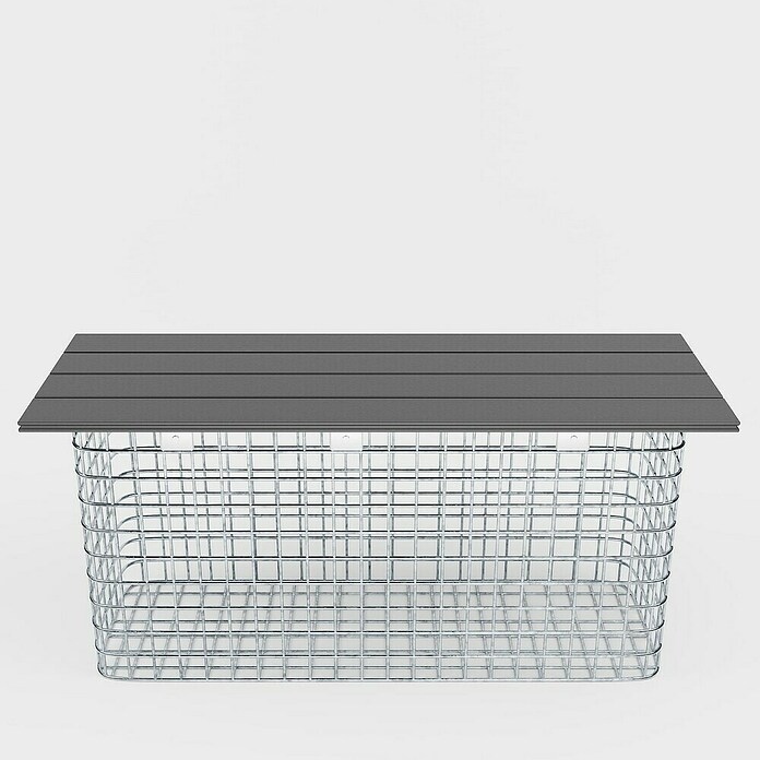 Gabiona Gabionenbank (102 x 32 x 50 cm, Maschenbreite: 5 cm, Maschenhöhe: 5 cm) | BAUHAUS