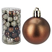 Set kerstballen (Amber, Zilver, Kunststof, 60 st.) | BAUHAUS