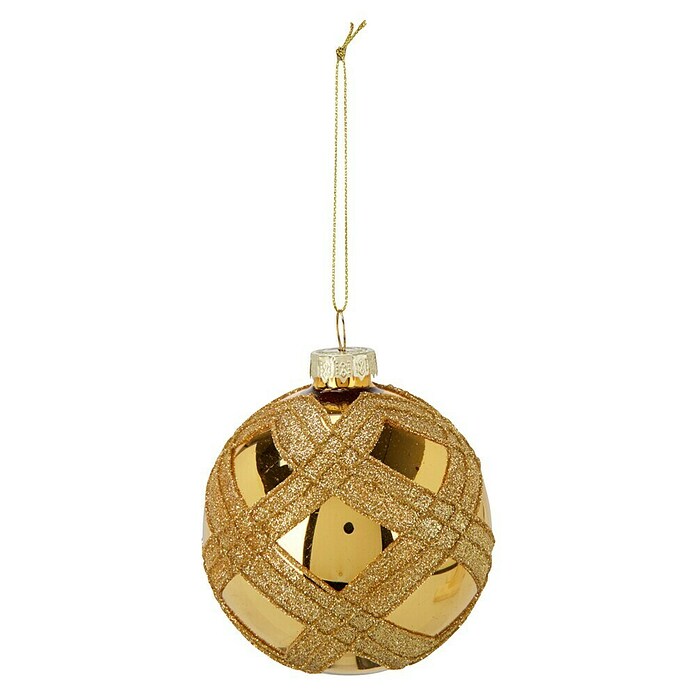 Kerstbal (Goud, Glas, 1 st.) | BAUHAUS