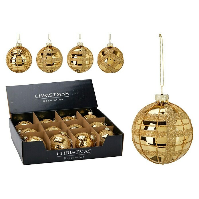 Kerstbal (Goud, Glas, 1 st.) | BAUHAUS