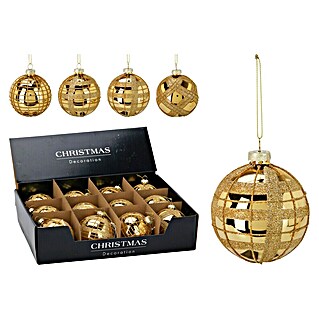 Kerstbal (Goud, Glas, 1 st.)