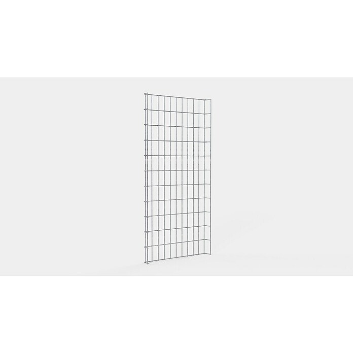 Gabiona Rankgitter (L x B x H: 53 x 5 x 110 cm, Silber, Stahl, Maschenbreite: 5 cm, Maschenhöhe: 10 cm) | BAUHAUS