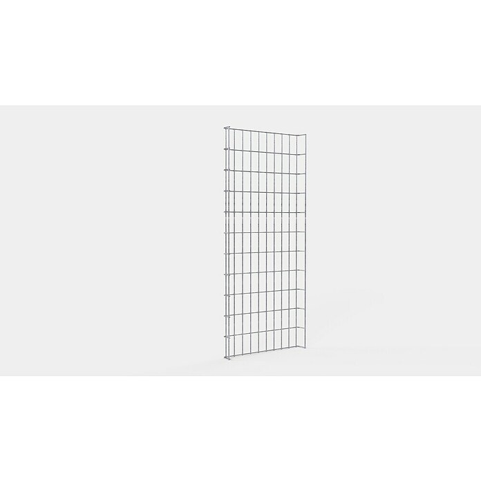 Gabiona Rankgitter (L x B x H: 48 x 5 x 110 cm, Silber, Stahl, Maschenbreite: 5 cm, Maschenhöhe: 10 cm) | BAUHAUS