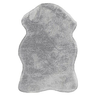 Kayoom Kunstfell Rabbit (Silber, 90 x 60 cm, 100 % Polyester)