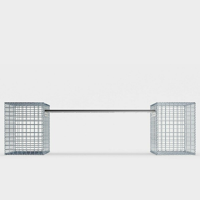 Gabiona Gabionenbank (205 x 40 x 60 cm, Maschenbreite: 5 cm, Maschenhöhe: 5 cm) | BAUHAUS